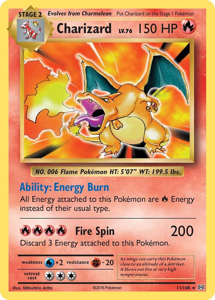 Charizard - Reverse Holofoil- XY - Evolutions