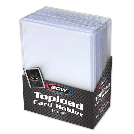 3" x 4" Topload Card Holder - Standard (25-Count)