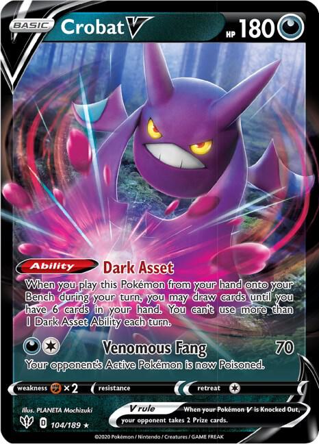 Crobat V - SWSH03: Darkness Ablaze