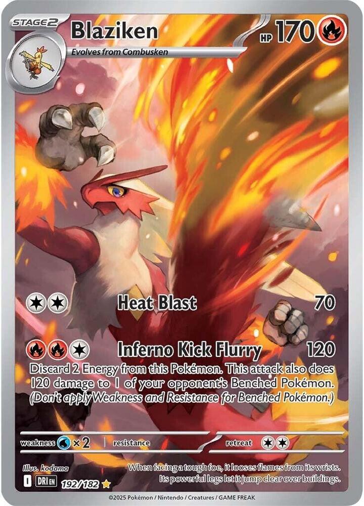 Blaziken - 192/182 - SV10: Destined Rivals