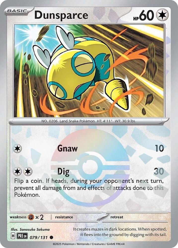 Dunsparce (Poke Ball Pattern) - SV: Prismatic Evolutions