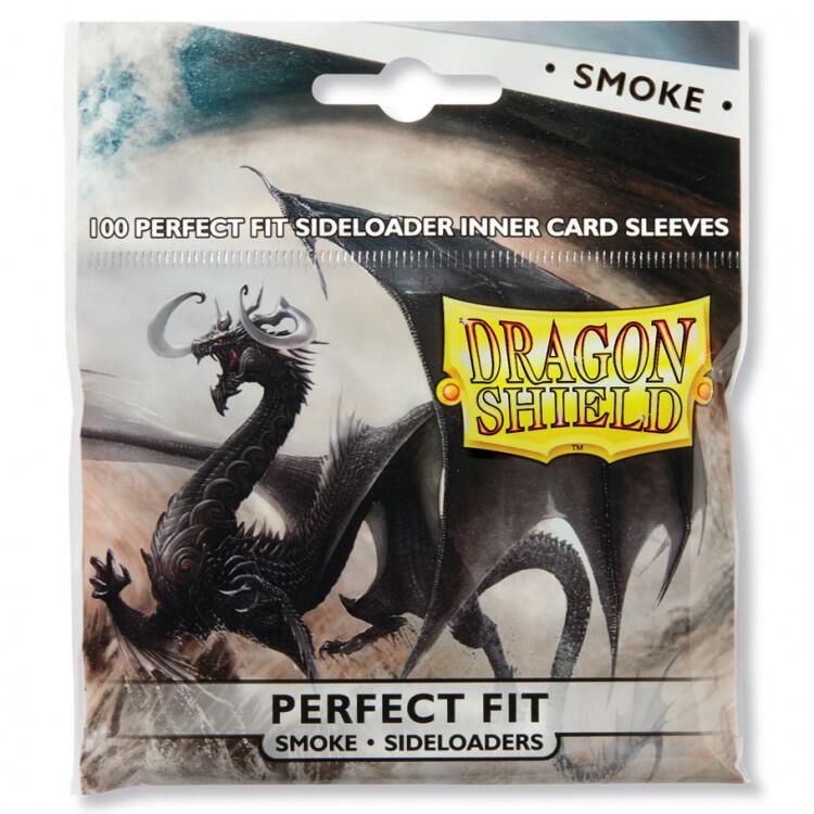 Dragon Shield Perfect Fit Sideloaders - Smoke (100-Pack) - Dragon Shield Card Sleeves