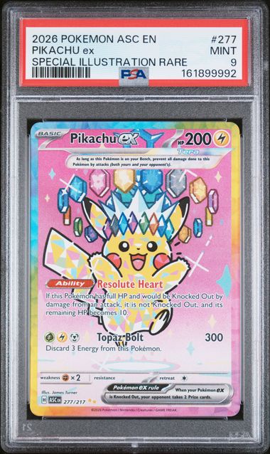 2026 POKEMON ASC EN-ASCENDED HEROES #277 PIKACHU ex SPECIAL ILLUSTRATI – Topcard