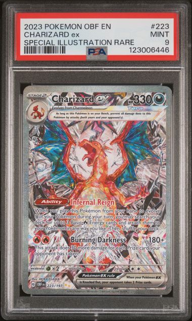 2023 POKEMON OBF EN-OBSIDIAN FLAMES #223 CHARIZARD ex SPECIAL ILLUSTRA – Topcard