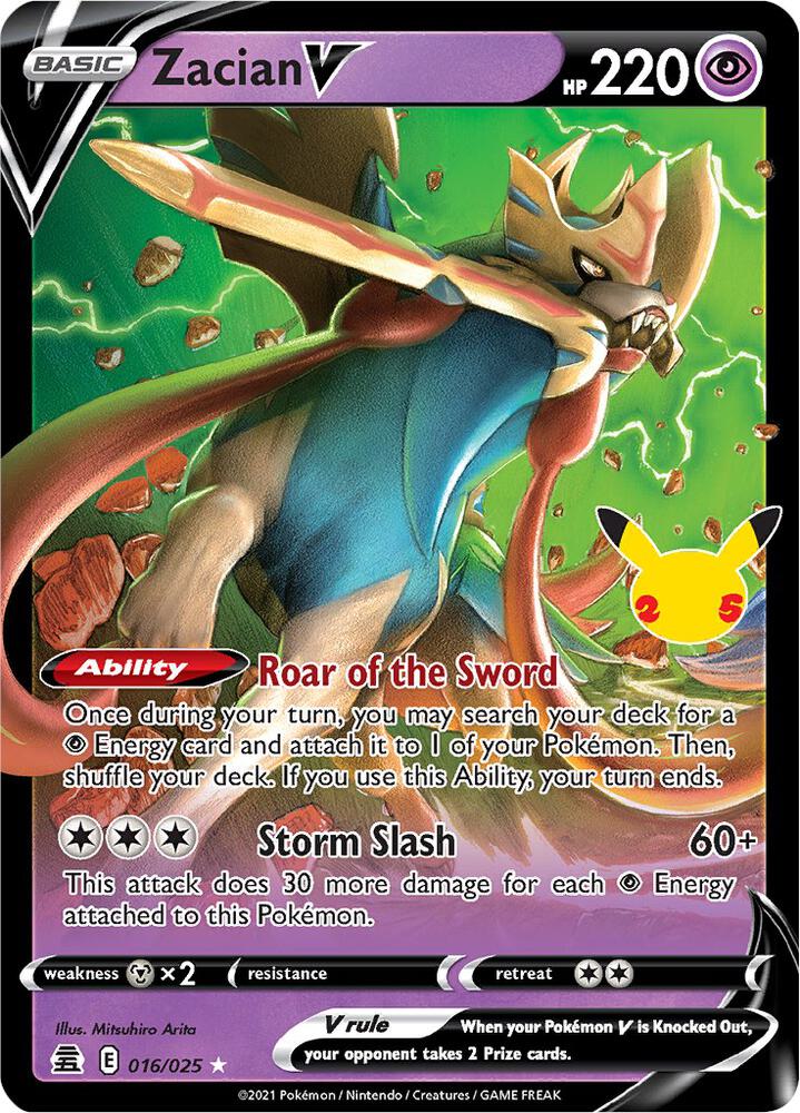 zacian pokemon cards 2025 M2 Inferno X Holo Card #039/080 Placeholder Image Provided Zacian V - Celebrations 
