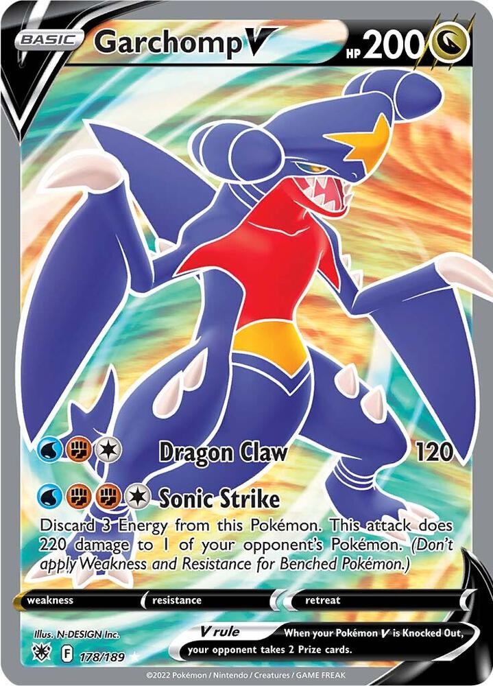 Garchomp V (Full Art) - SWSH10: Astral Radiance