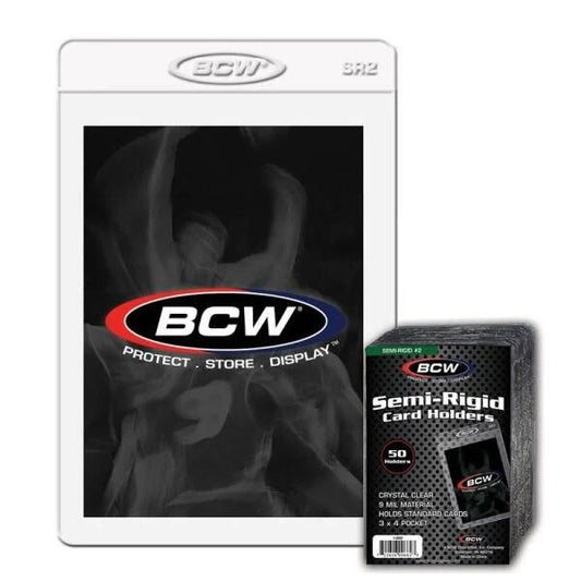Semi-Rigid Card Holder #2 (50ct.) - BCW Toploaders