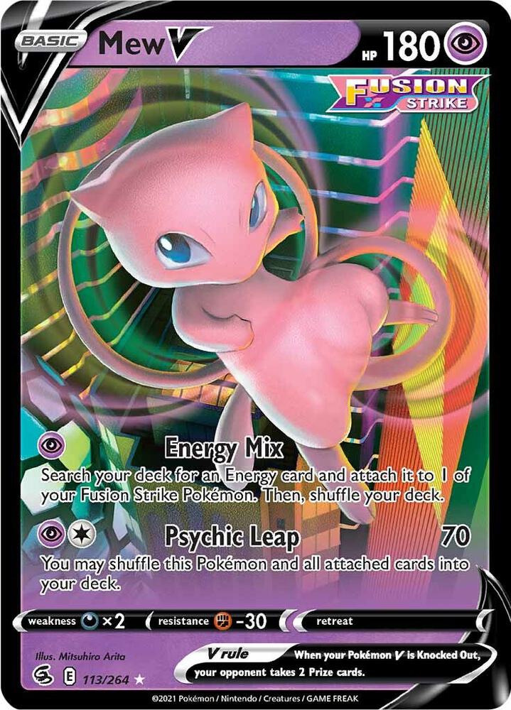 Mew V - SWSH08: Fusion Strike