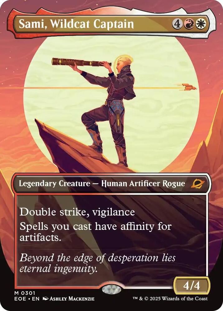 Sami, Wildcat Captain (Borderless) - Edge of Eternities