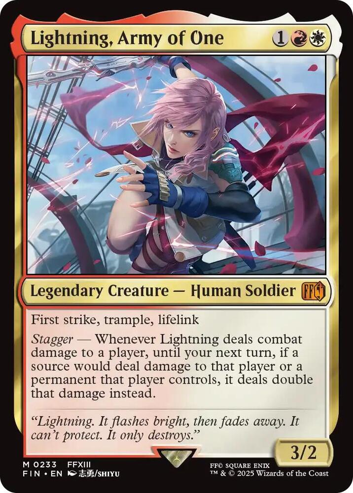 Lightning, Army of One - FINAL FANTASY