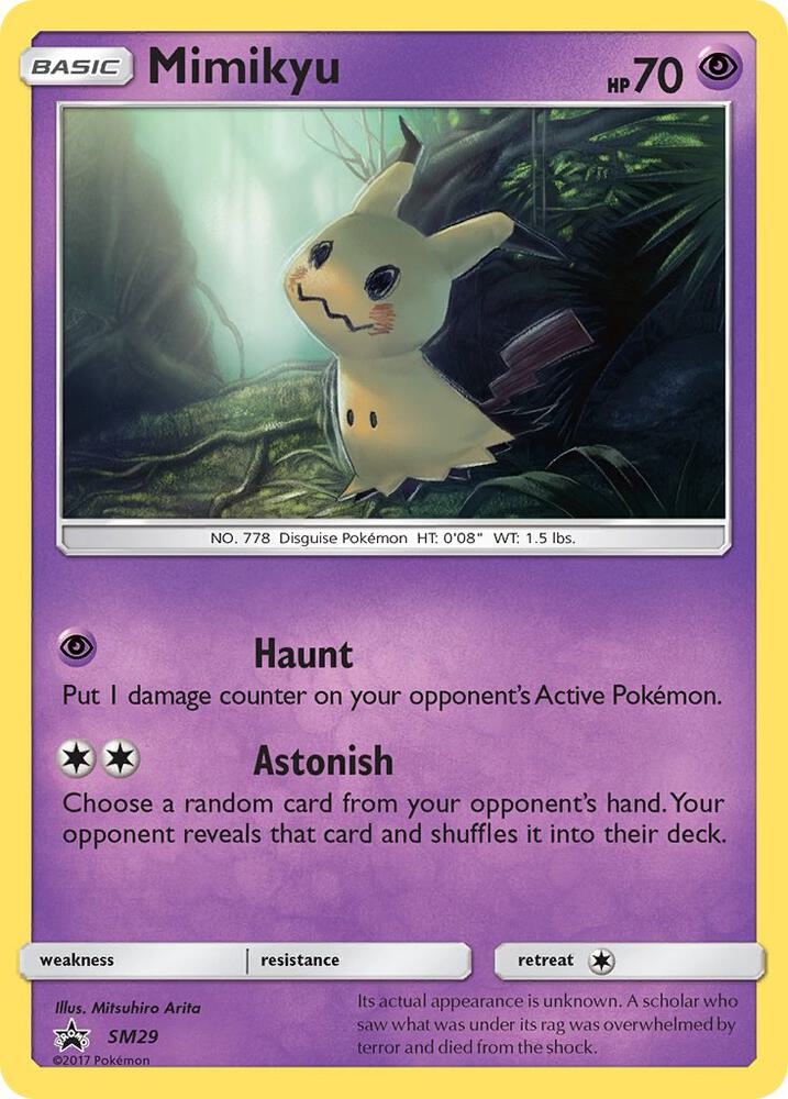 Mimikyu - SM29 - SM Promos