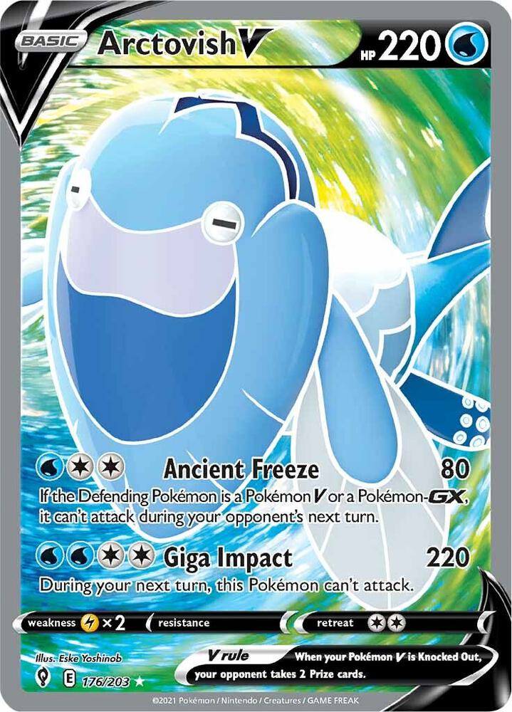 Arctovish V (Full Art) - SWSH07: Evolving Skies