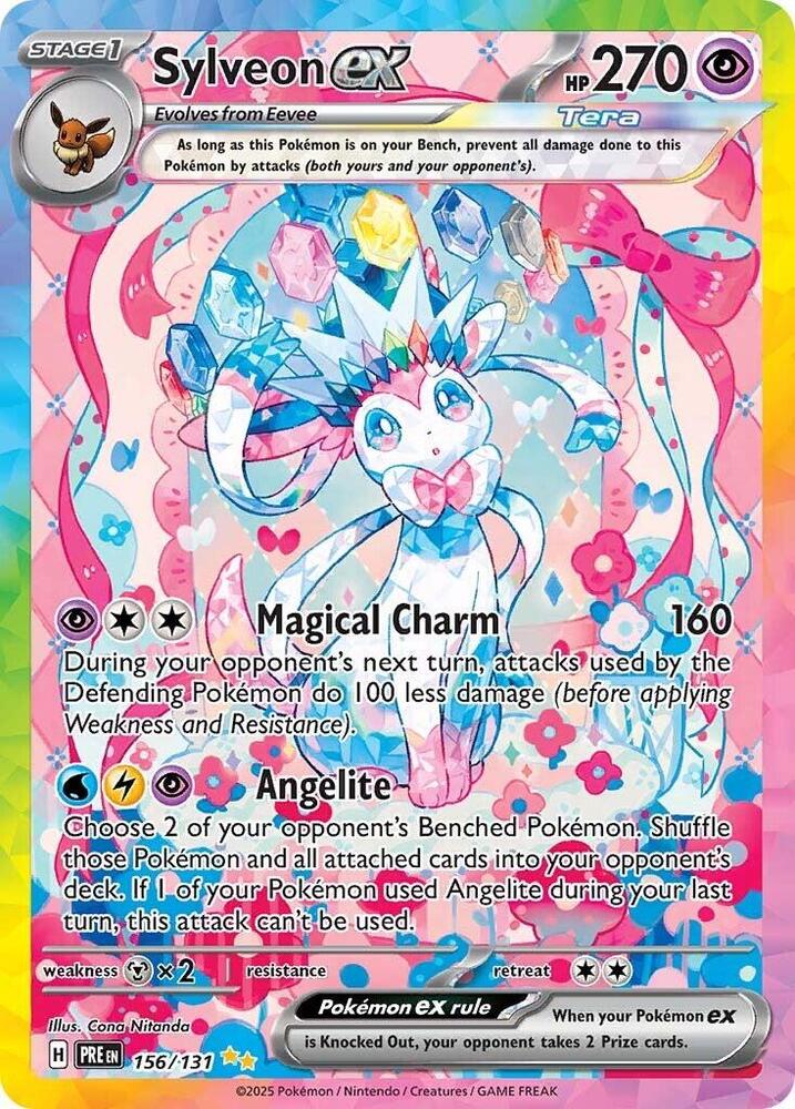 Sylveon ex - 156/131 - SV: Prismatic Evolutions