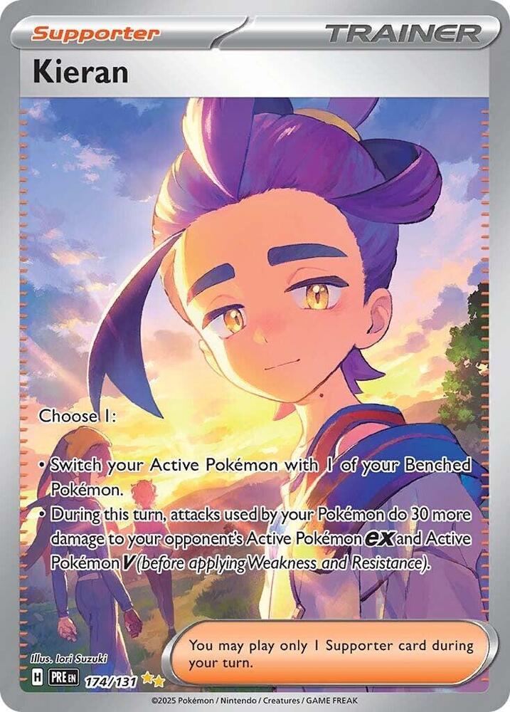 Kieran - 174/131 - SV: Prismatic Evolutions Topcard Kieran - 174/131 - SV: Prismatic Evolutions Topcard
