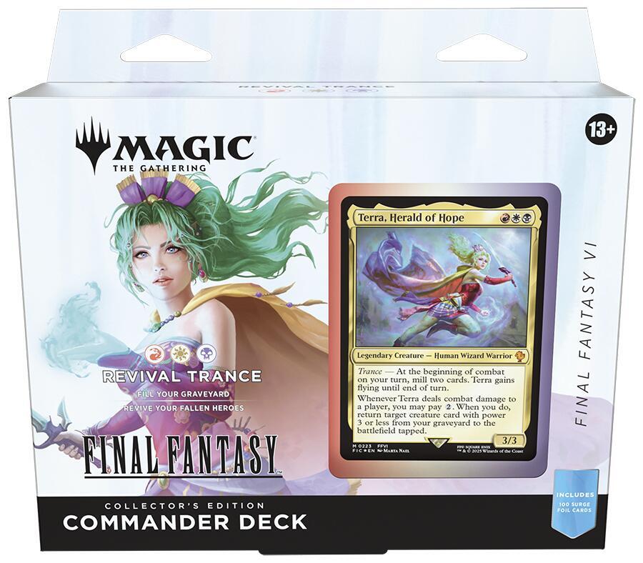 FINAL FANTASY Commander Deck - FINAL FANTASY VI Revival Trance (Collector's Edition)