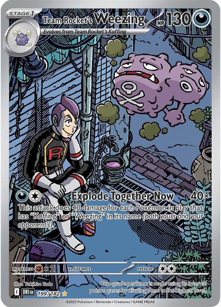 Team Rocket's Weezing - 199/182 - SV10: Destined Rivals