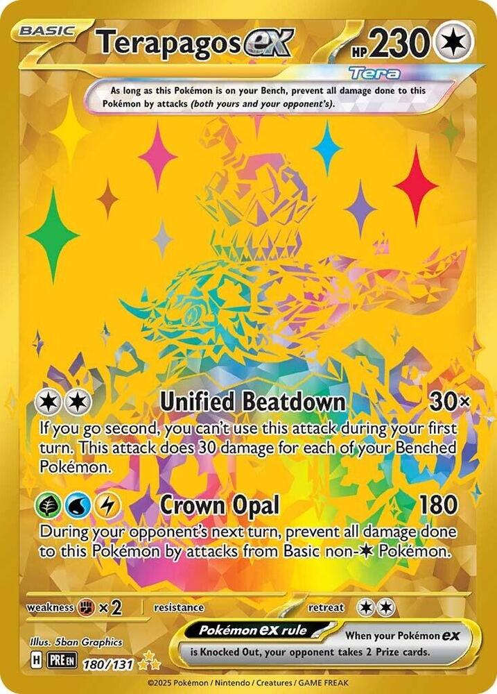 Terapagos ex - 180/131 - SV: Prismatic Evolutions