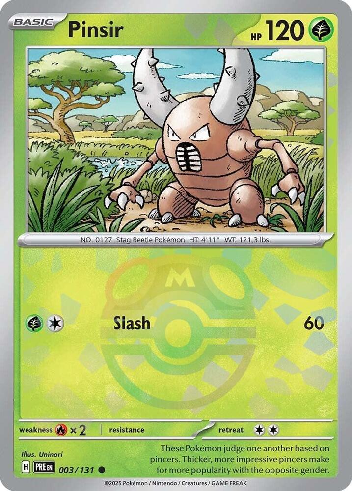 Pinsir (Master Ball Pattern) - SV: Prismatic Evolutions