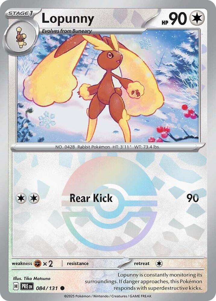Lopunny (Poke Ball Pattern) - SV: Prismatic Evolutions
