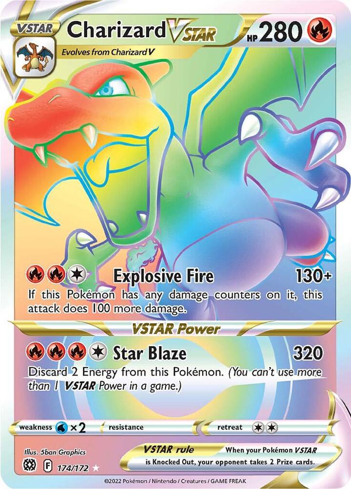 Charizard VSTAR (Secret) - SWSH09: Brilliant Stars