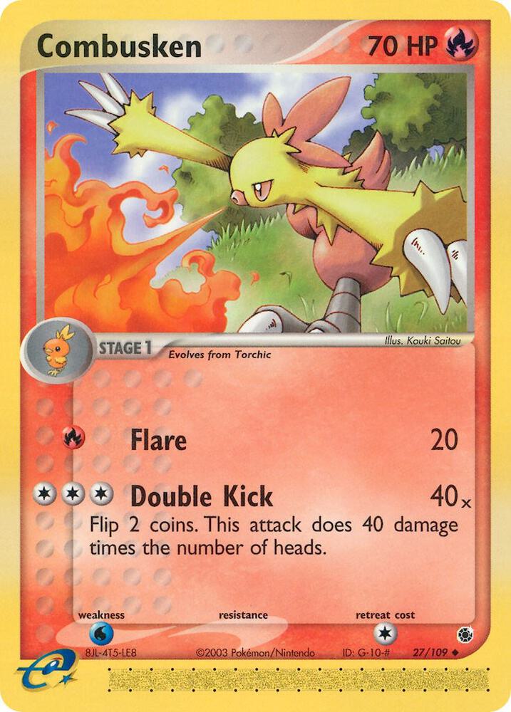 Combusken - 27/109 - EX Ruby and Sapphire