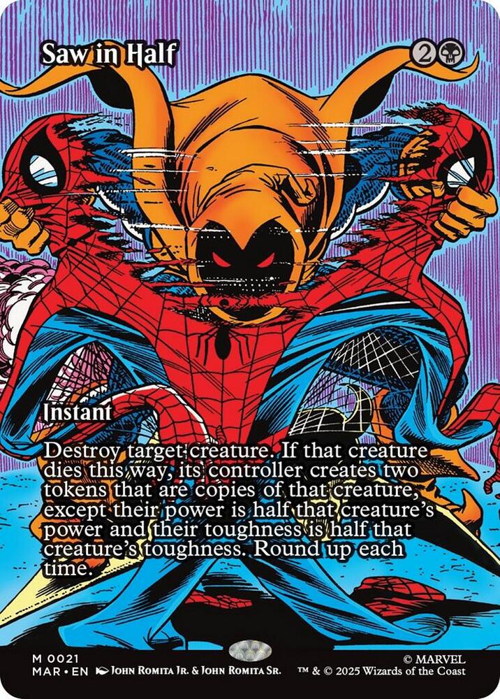 Saw in Half (Borderless) - Marvel Universe Eternal-Legal