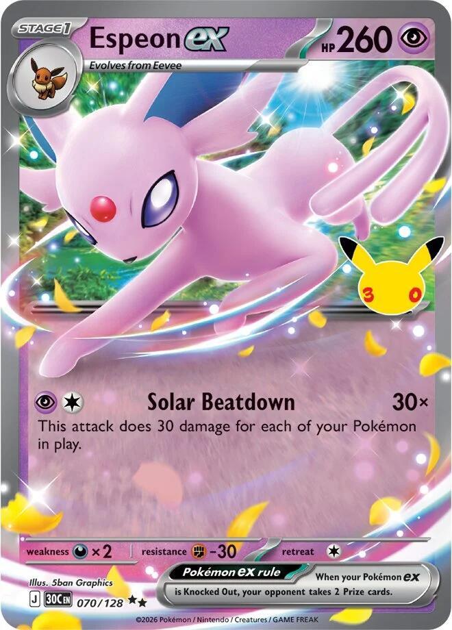 Espeon ex - ME: 30th Celebration