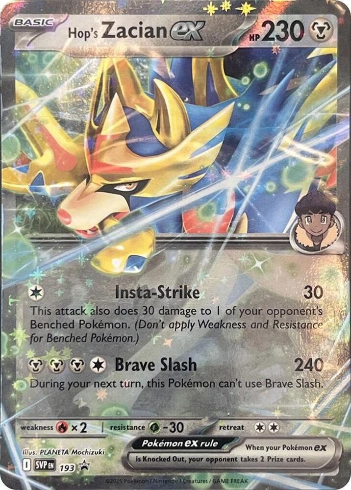 Hop's Zacian ex - SVP193 - SV: Scarlet & Violet Promo Cards