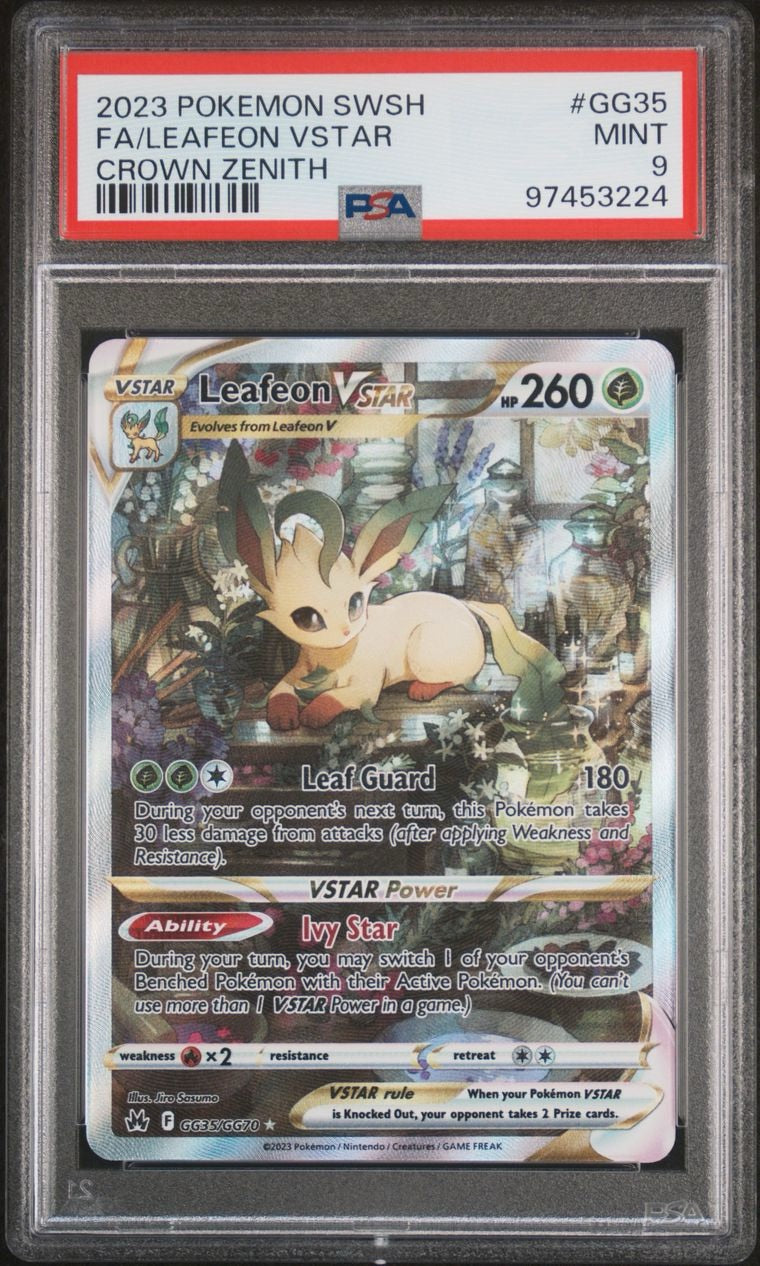 2023 Pokemon Leafeon Vstar #GG35 PSA 9