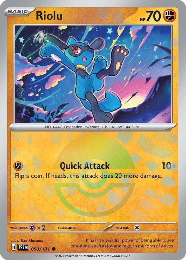 Riolu (Poke Ball Pattern) - SV: Prismatic Evolutions