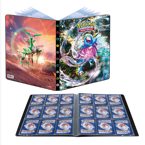 Pokemon Scarlet and Violet Walking Wake and Iron Leaves 9-Pocket Portfolio