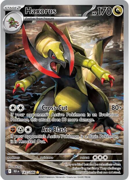 Haxorus - 147/086 - SV: Black Bolt
