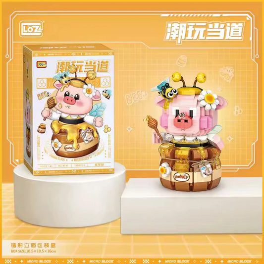 LOZ Building Block Pig Honey