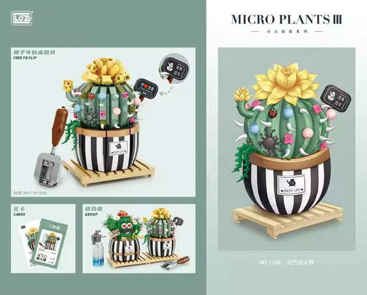 LOZ Building Block Micro Plants Enjoy Life