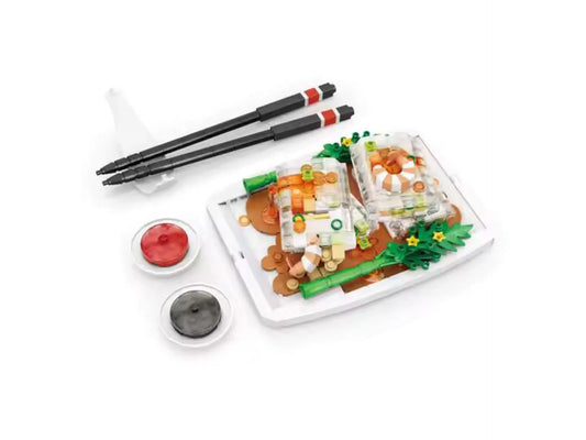 LOZ Building Block Dim Sum Set Rice Roll