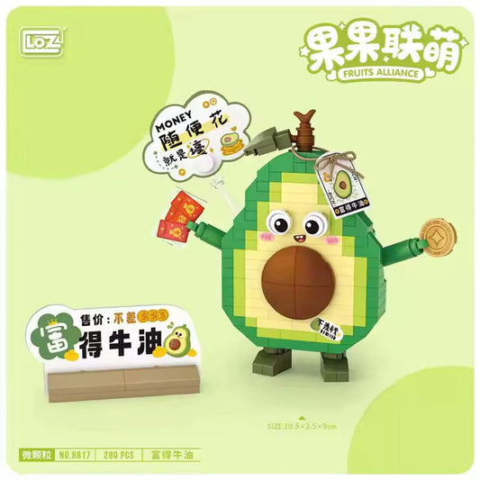 LOZ Building Block Fruits Alliance Avocado