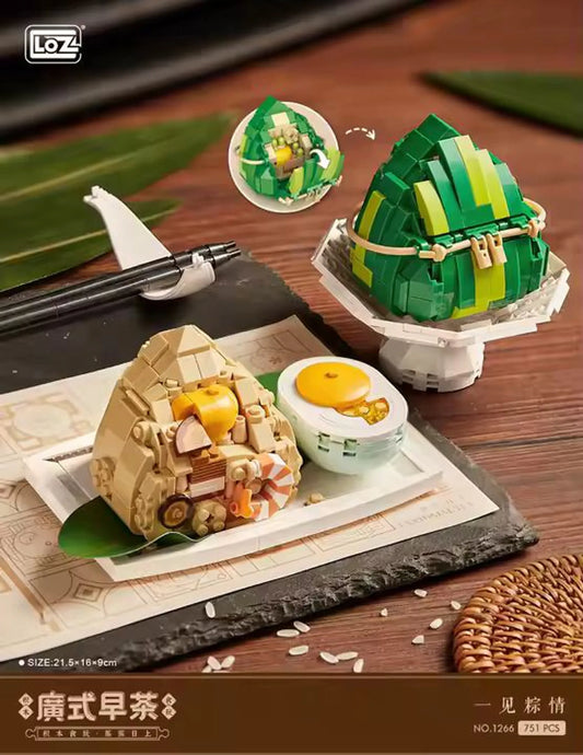 LOZ Building Block Dim Sum Set ZongZi