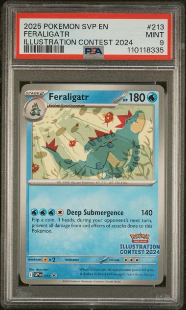 2025 POKEMON SVP EN-SV BLACK STAR PROMO FERALIGATR ILLUSTRATION CONTES –  Topcard