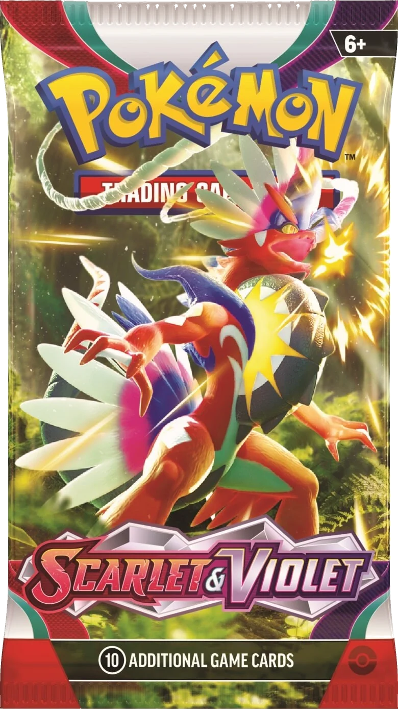 Scarlet & Violet Booster Pack Topcard Scarlet & Violet Booster Pack Topcard