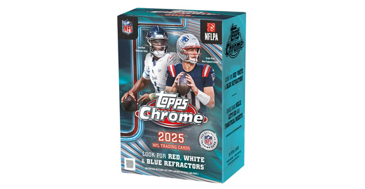 2025 Topps Chrome Football Blaster Box