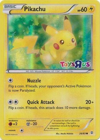 Pikachu - 26/83 (Toys R Us) - Miscellaneous Cards & Products