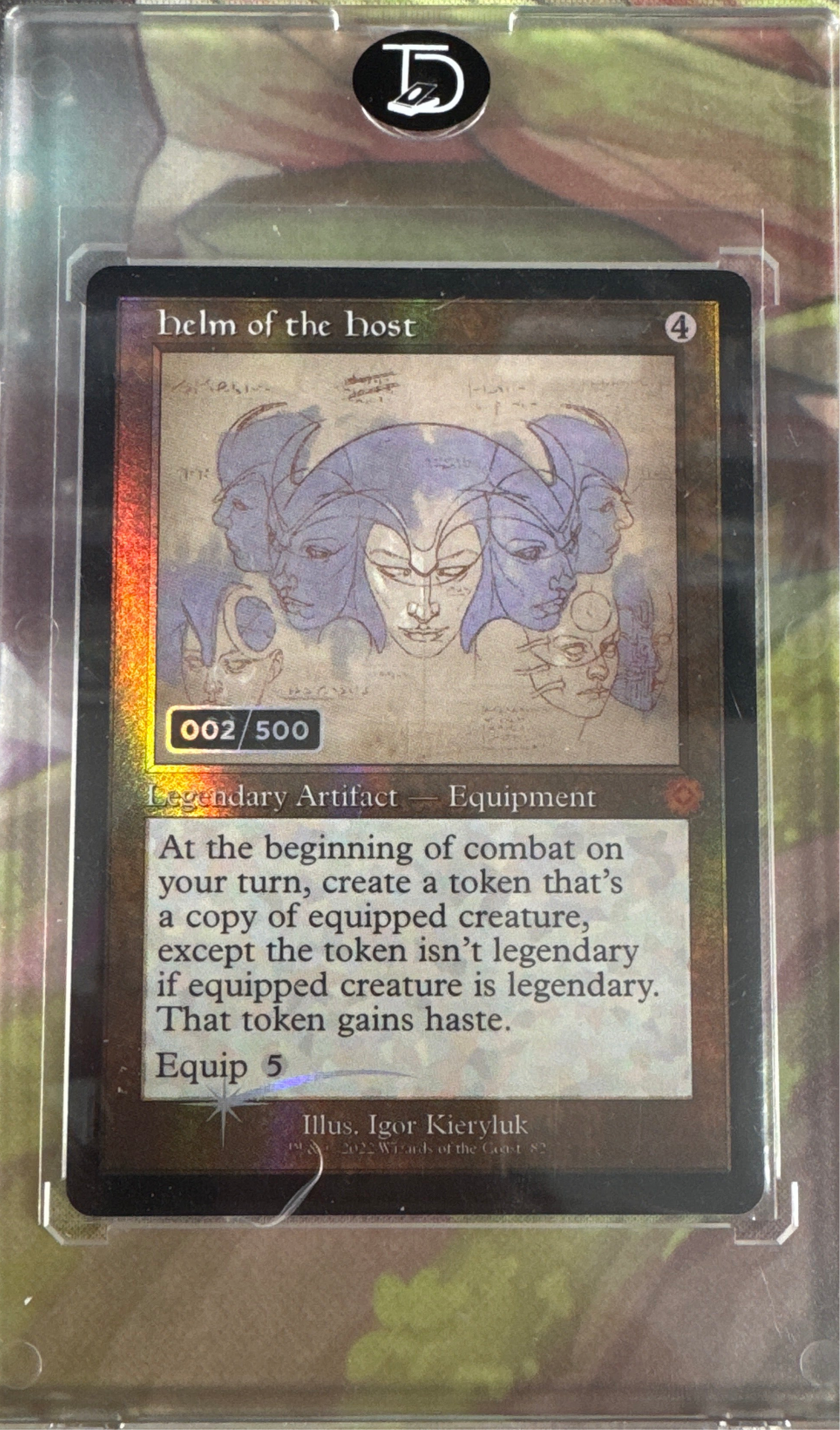 Helm of the Host (Schematic) (Serial Numbered)