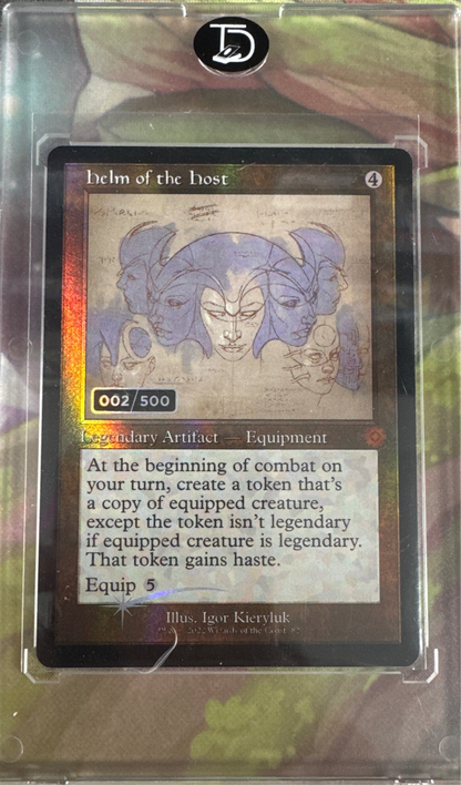 Helm of the Host (Schematic) (Serial Numbered)