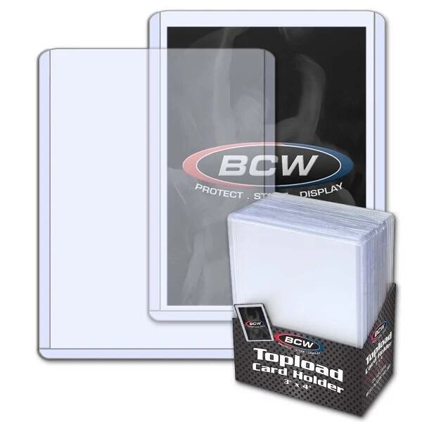 3" x 4" Topload Card Holder - Standard (25-Count)