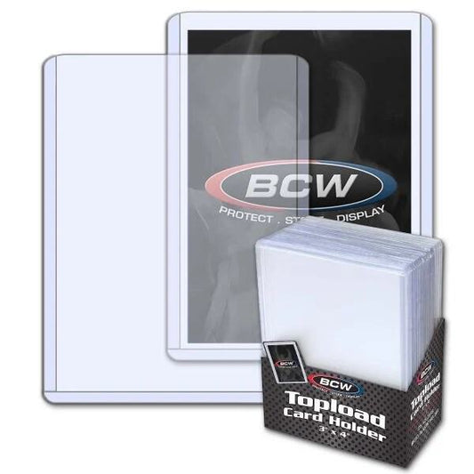 3" x 4" Topload Card Holder - Standard (25-Count)