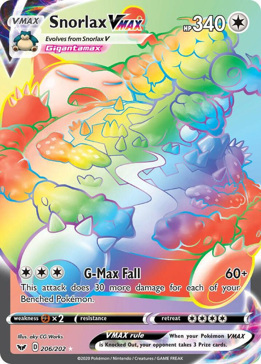 Snorlax VMAX (Secret) - SWSH01: Sword & Shield Base Set