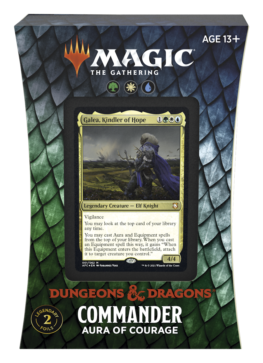 Dungeons & Dragons: Adventures in the Forgotten Realms - Commander Deck (Aura of Courage)