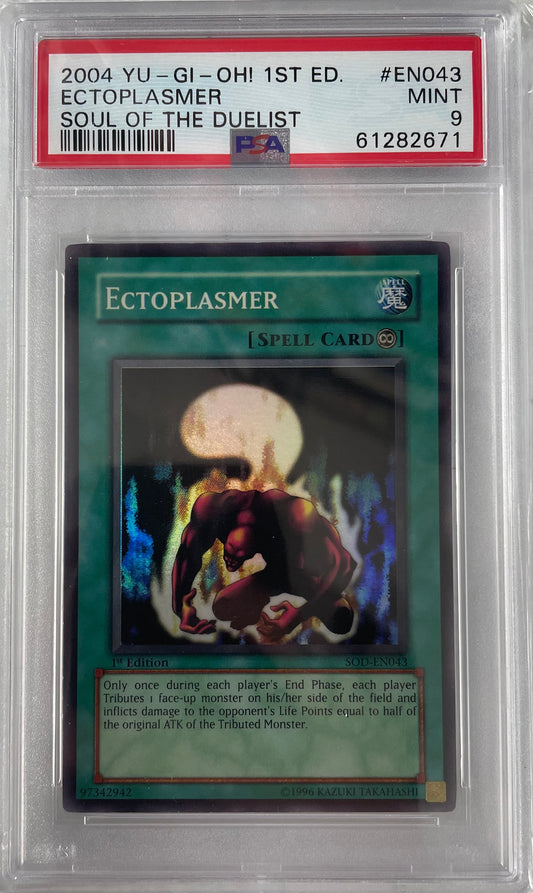2004 YU-GI-OH SOD ECTOPLASMER #043 PSA 9