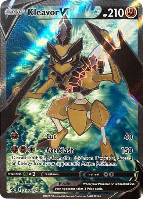 Kleavor V (Full Art) - SWSH248 - SWSH: Sword & Shield Promo Cards