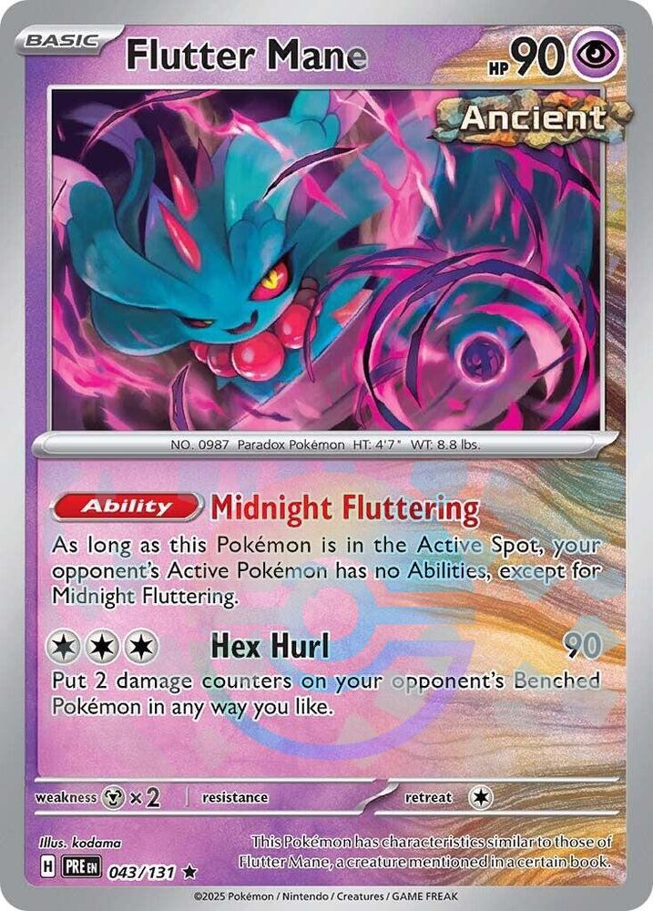Flutter Mane (Poke Ball Pattern) - SV: Prismatic Evolutions